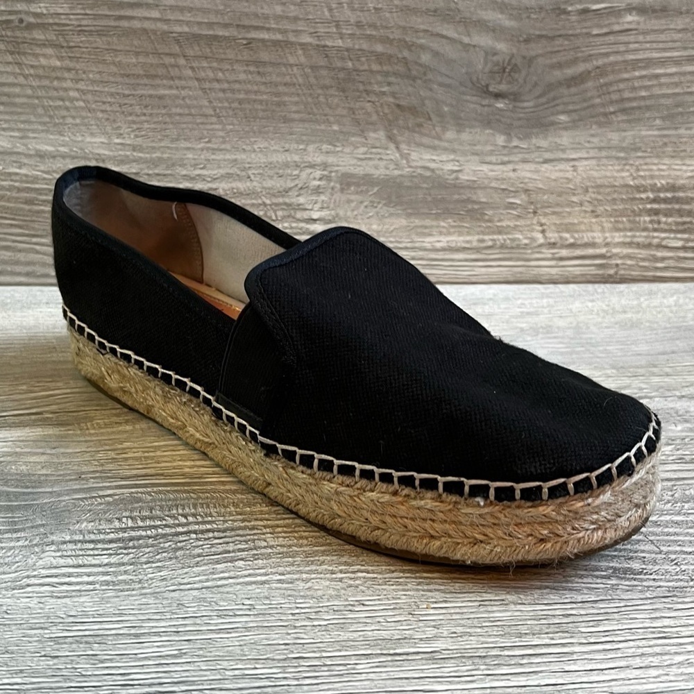 Circus by Sam Edelman Christina black canvas espadrilles size 10